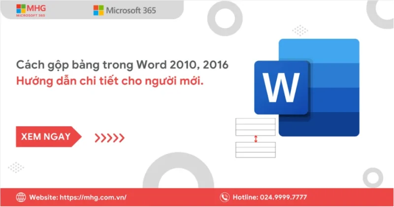 gop bang trong Word Hướng Dẫn Chi Tiết Cách Gộp Bảng Trong Word 2010 và Word 2016