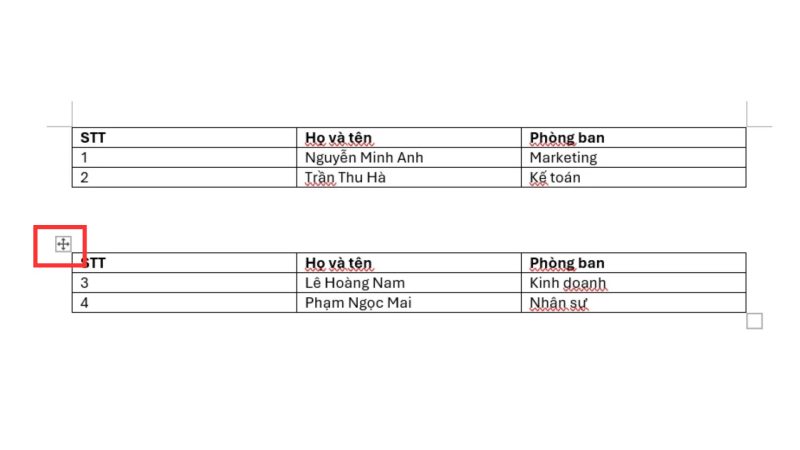 huong-dan-cach-gop-2-bang-thanh-1-trong-word Gộp 2 bảng trong Word bằng kéo thả