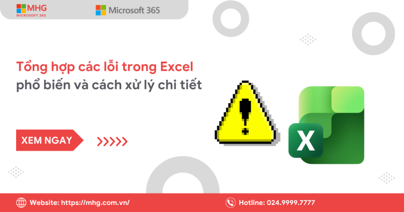 Các lỗi trong Excel