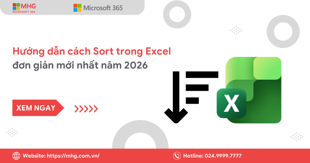 Cách Sort trong Excel