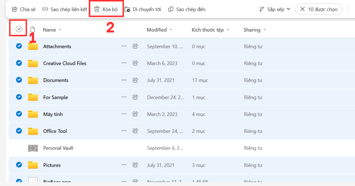 Cách xóa dữ liệu trên OneDrive Cách xóa dữ liệu trên OneDrive