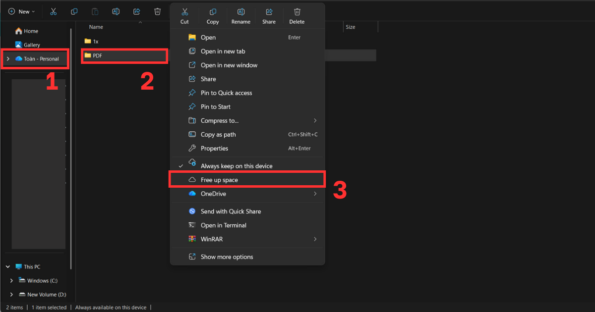 Cách xóa dữ liệu trên OneDrive Cách xóa dữ liệu trên OneDrive
