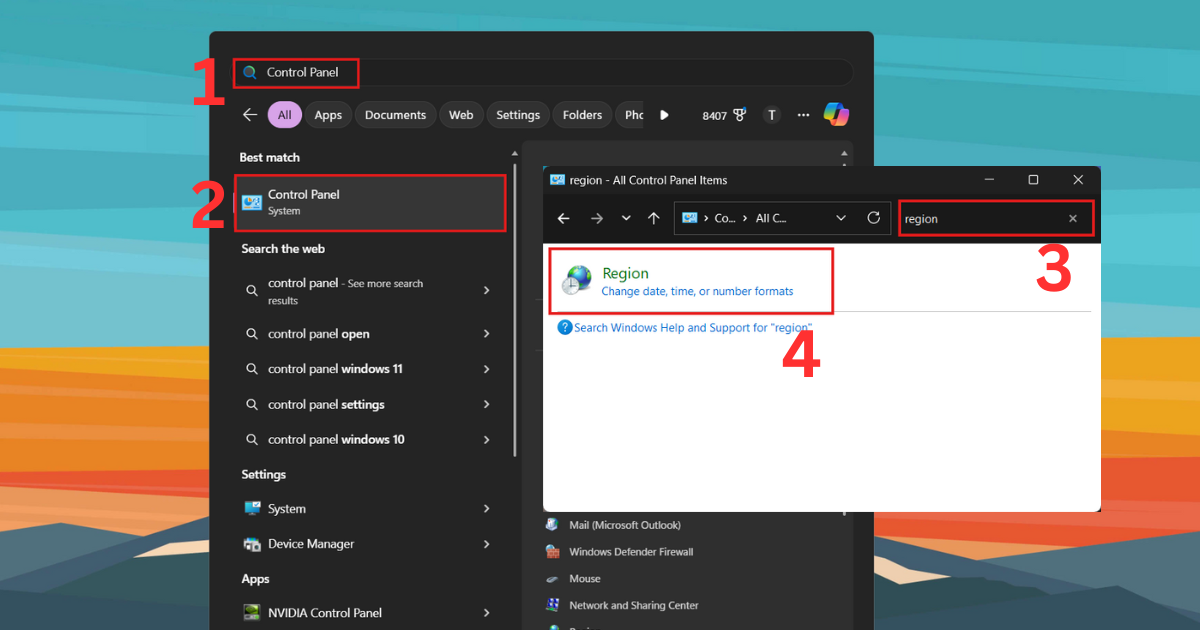 Chỉnh dấu chấm phẩy trong Excel
