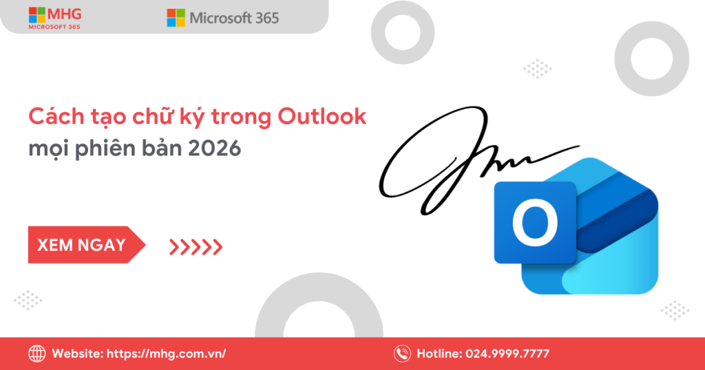 Chữ ký trong Outlook