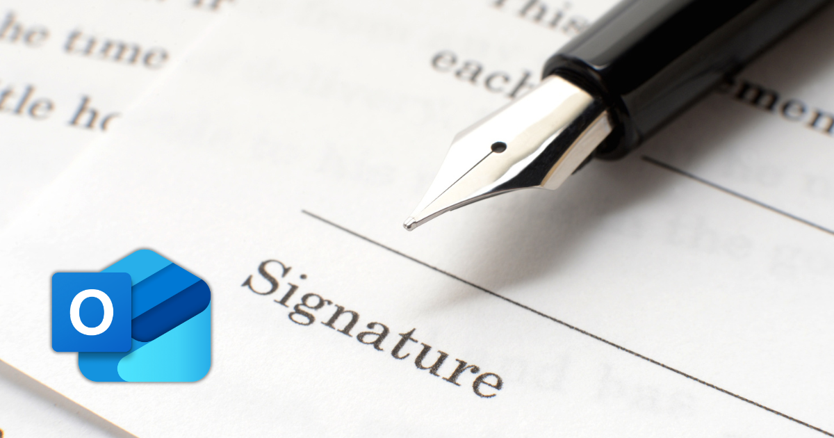 Chữ ký trong Outlook
