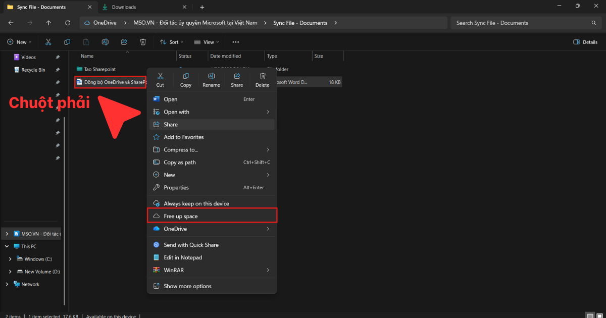 Đồng bộ Sharepoint về máy tính