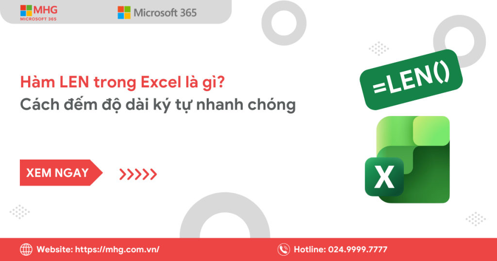 Hàm Len trong Excel là gì