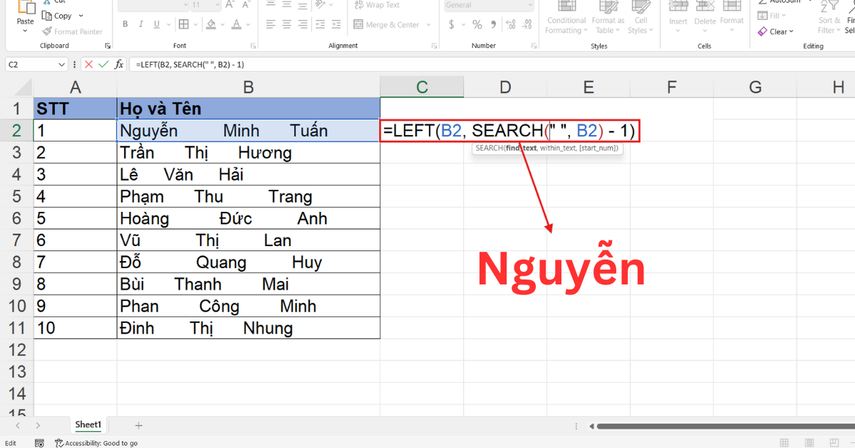 Hàm Len trong Excel là gì
