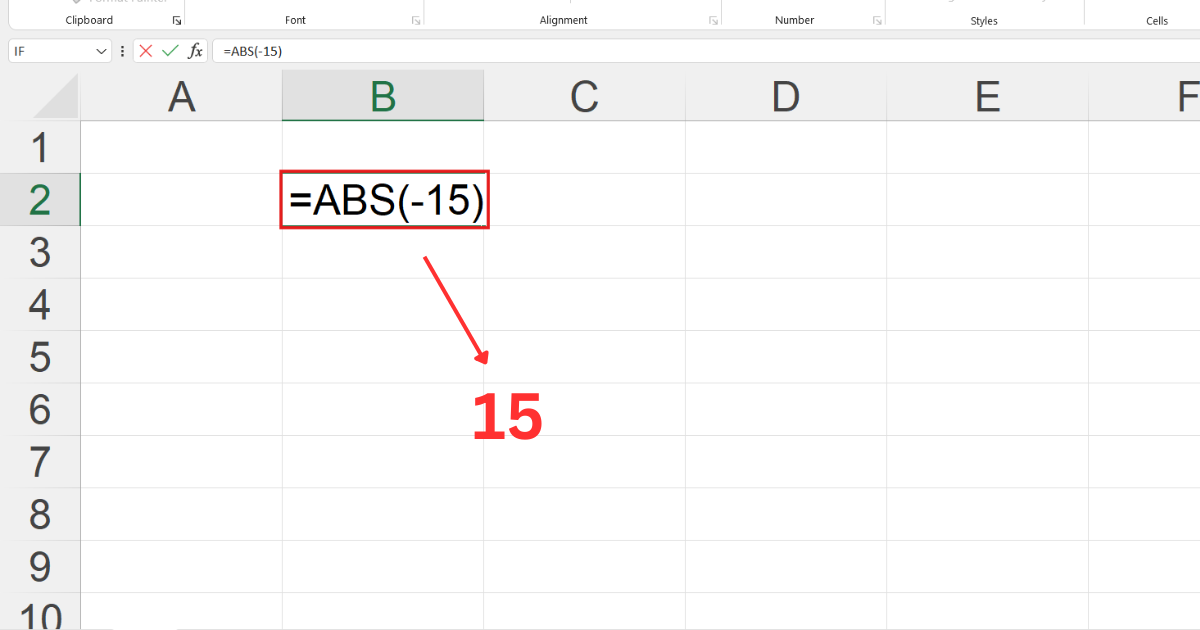 Hàm trị tuyệt đối trong Excel