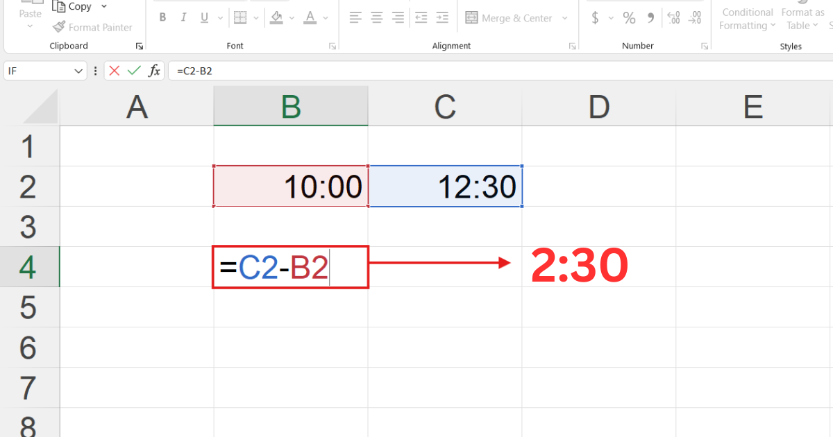 Hàm trừ Excel Hàm trừ Excel