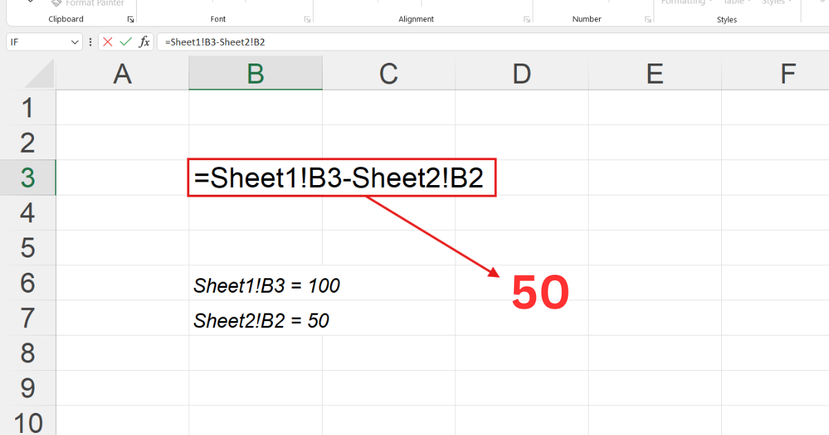 Hàm trừ Excel Hàm trừ Excel