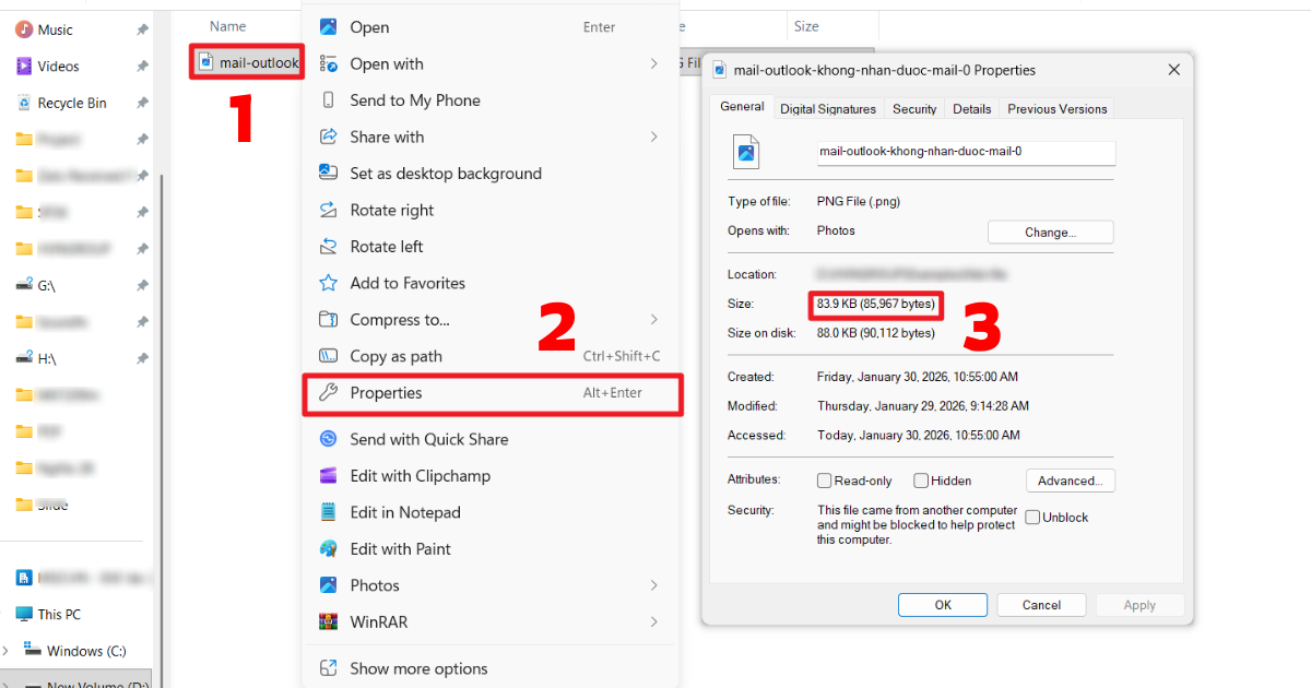 Mail Outlook không gửi được