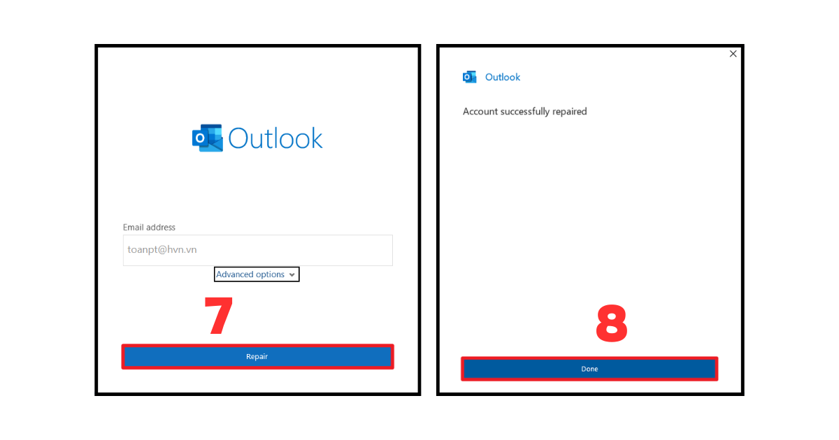 Mail Outlook không nhận được mail