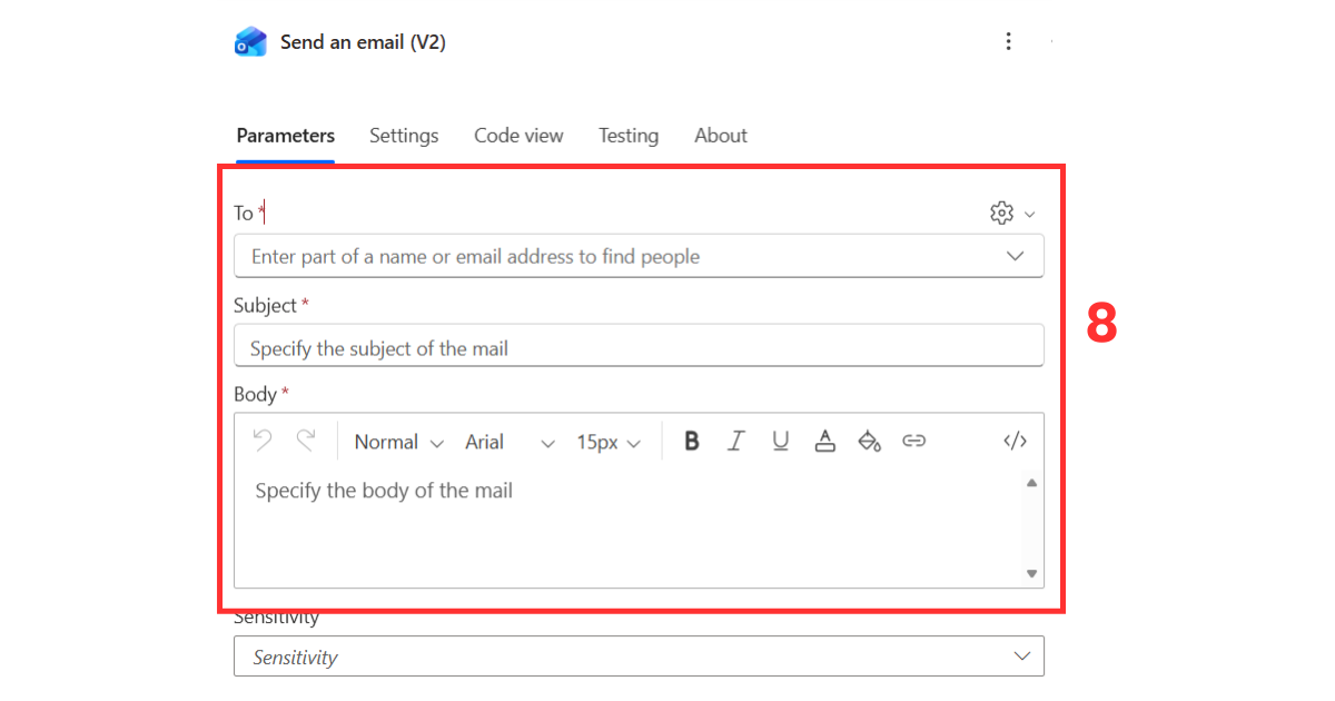 Tạo email tự động