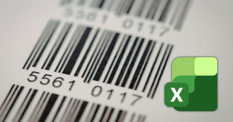 Tạo mã vạch trong Excel