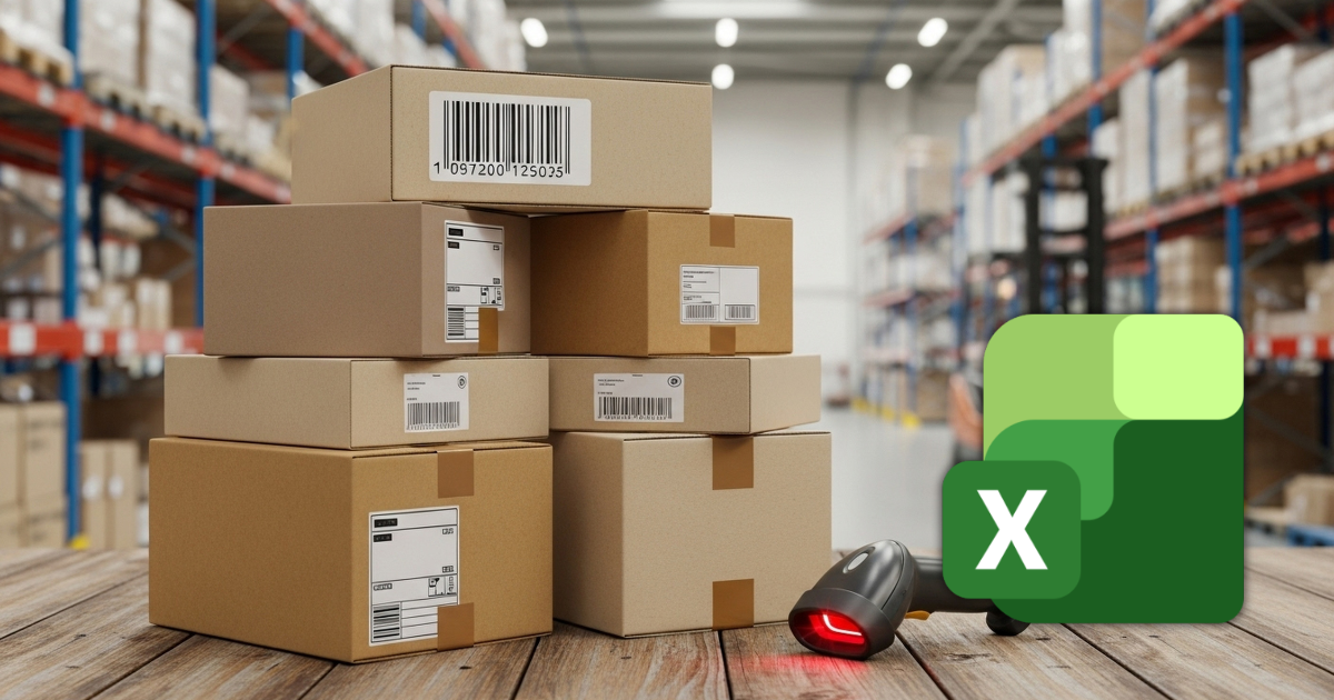 Tạo mã vạch trong Excel