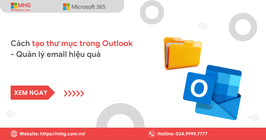 Tạo thư mục trong Outlook