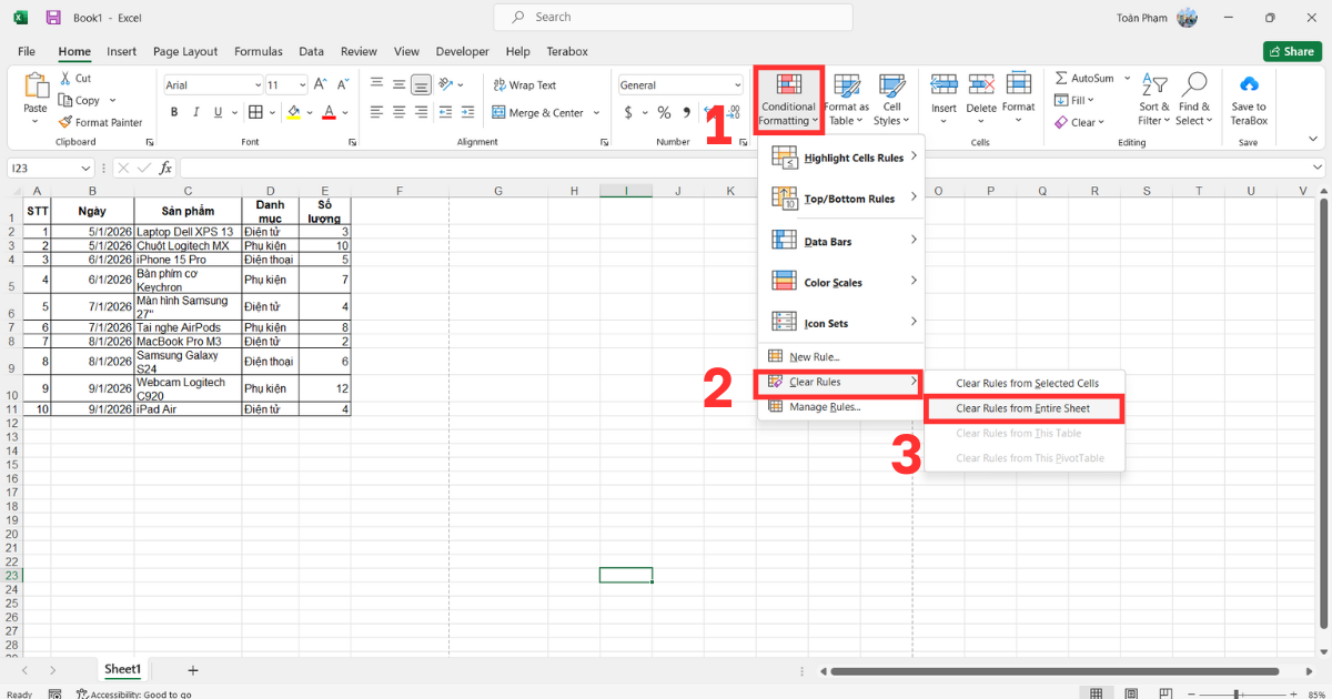 Xóa trang trắng trong Excel Xóa trang trắng trong Excel