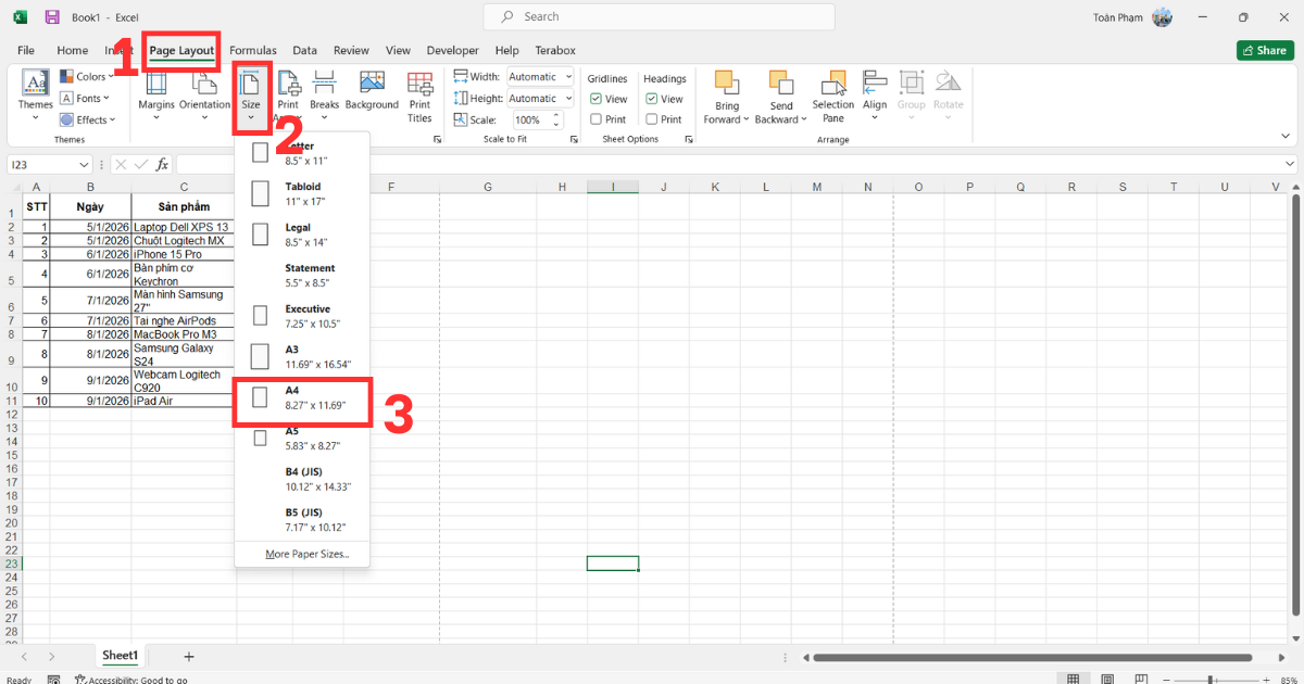 Xóa trang trắng trong Excel Xóa trang trắng trong Excel