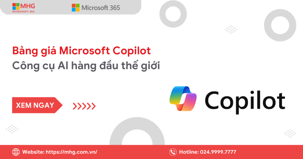 Bảng giá Microsoft Copilot