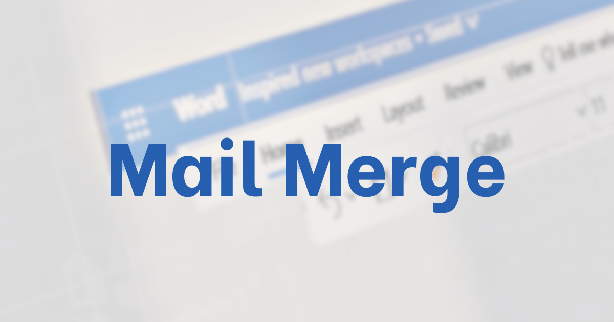 Cách làm mail merge trong word Cách làm mail merge trong word
