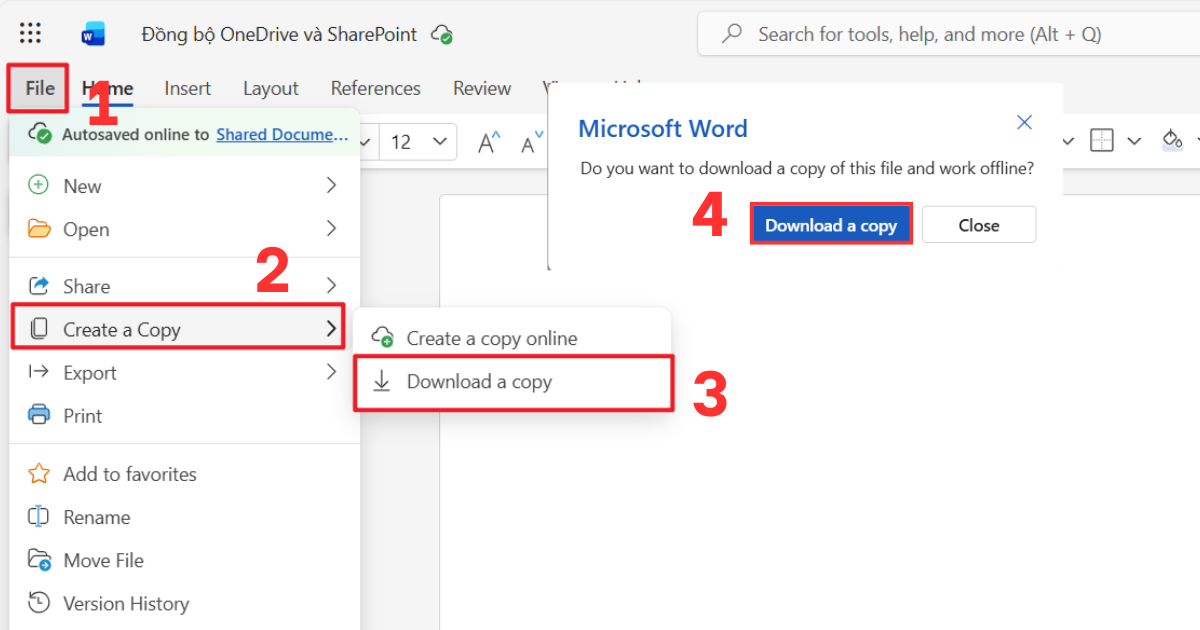 Cách tải file trên Sharepoint