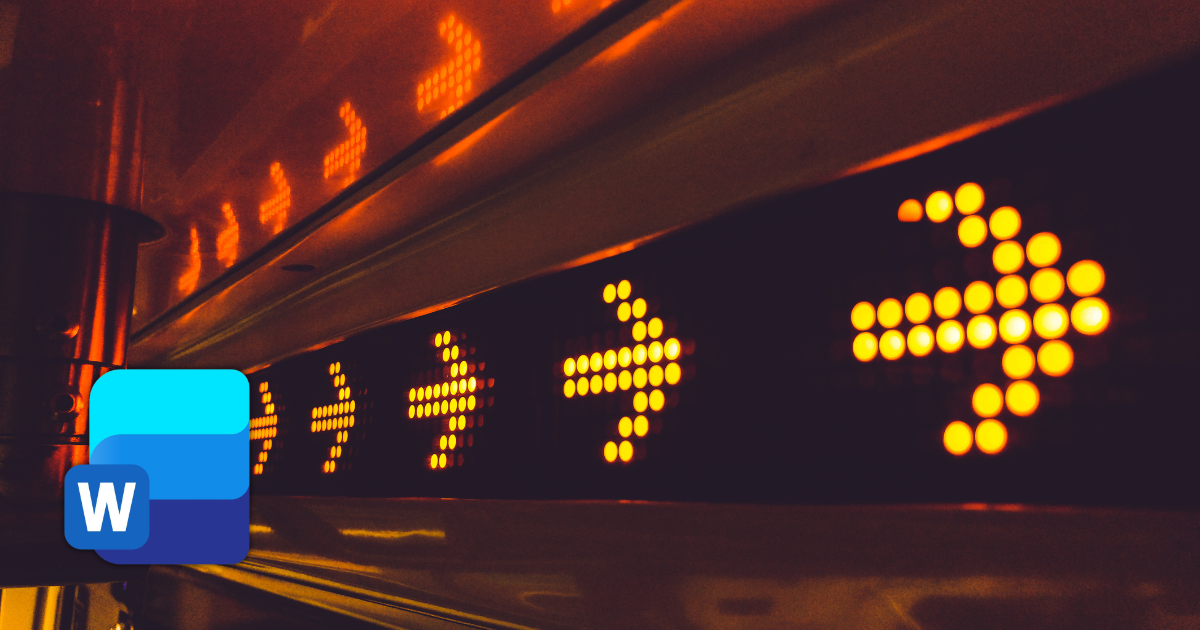 Cách vẽ mũi tên trong Word