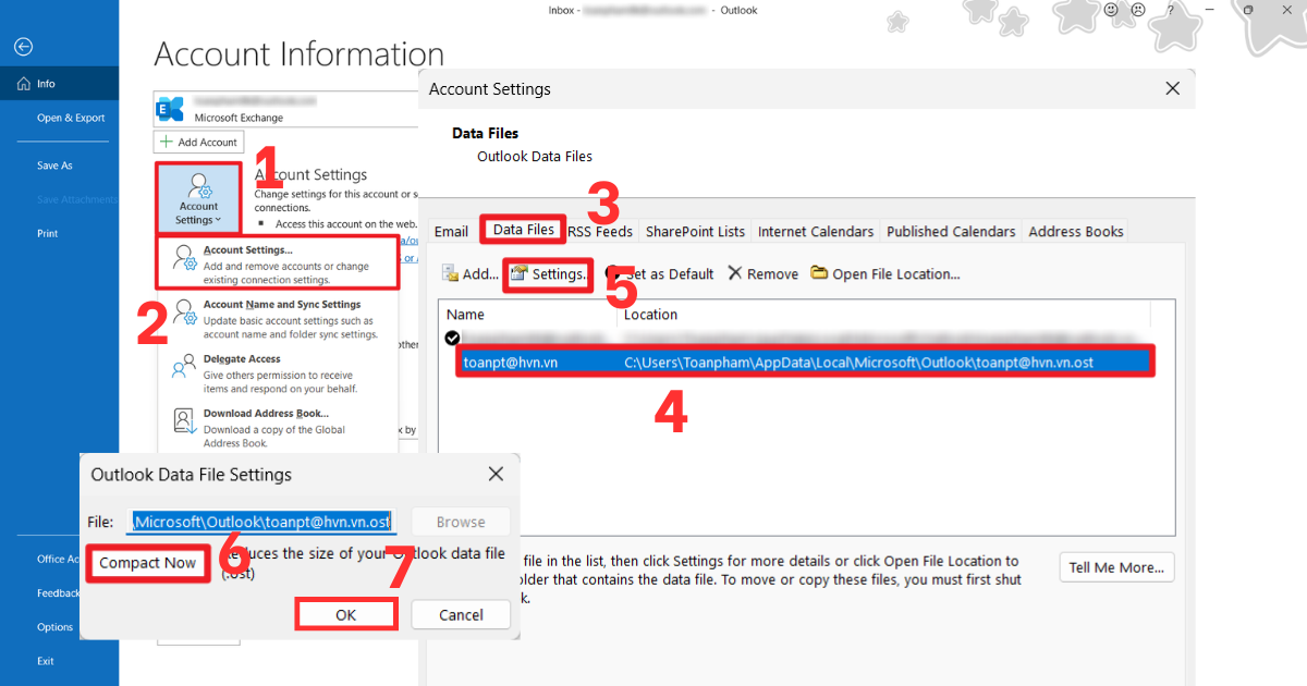Cách xử lý mail Outlook bị đầy