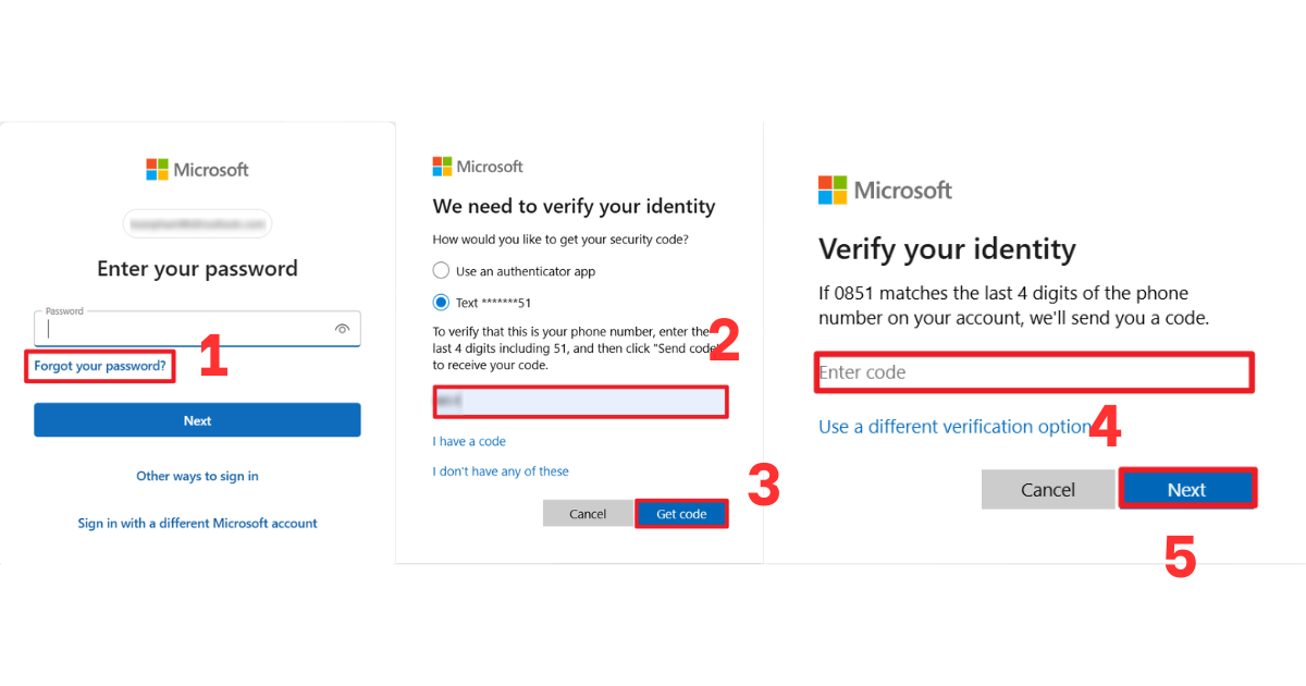 Đổi mật khẩu Gmail trên Outlook