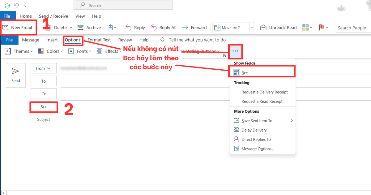 Hướng dẫn gửi mail hàng loạt trong Outlook