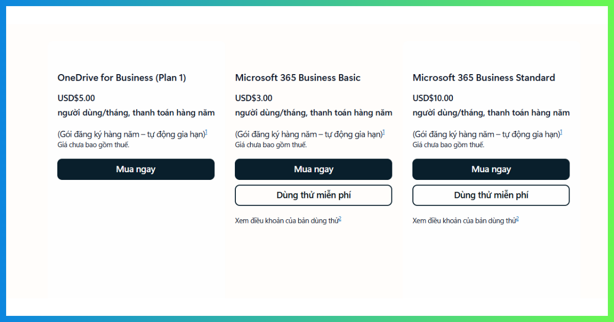 Mua OneDrive