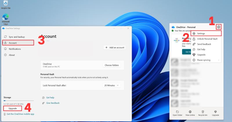 Nâng cấp OneDrive