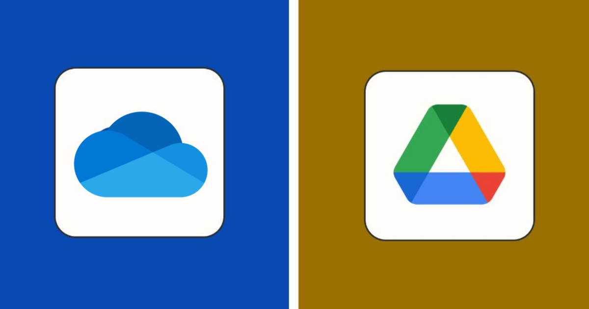 Nên dùng onedrive hay google drive