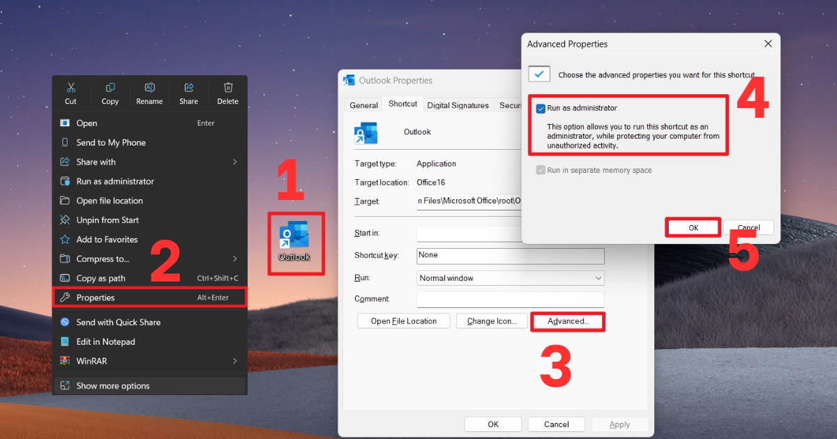 Outlook không gõ được tiếng Việt