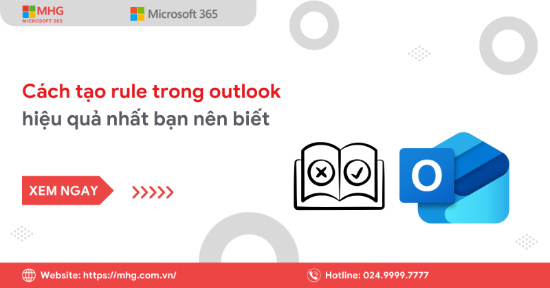 Tạo rule trong Outlook