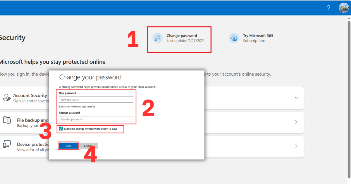 Đăng xuất OneDrive từ xa