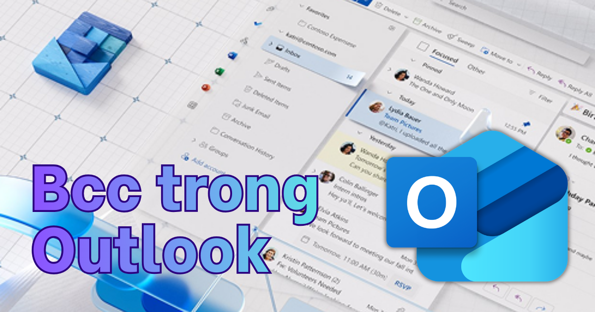 Cách gửi mail bcc trong Outlook