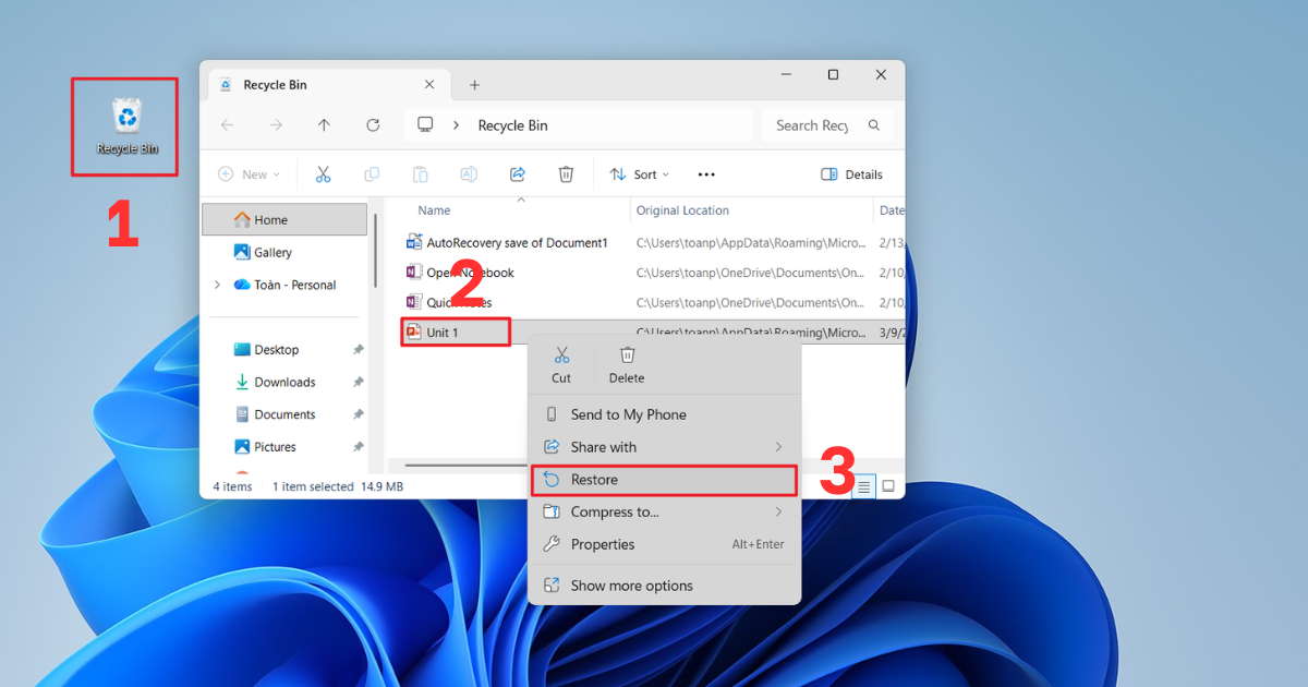 Cách khôi phục file PowerPoint chưa lưu
