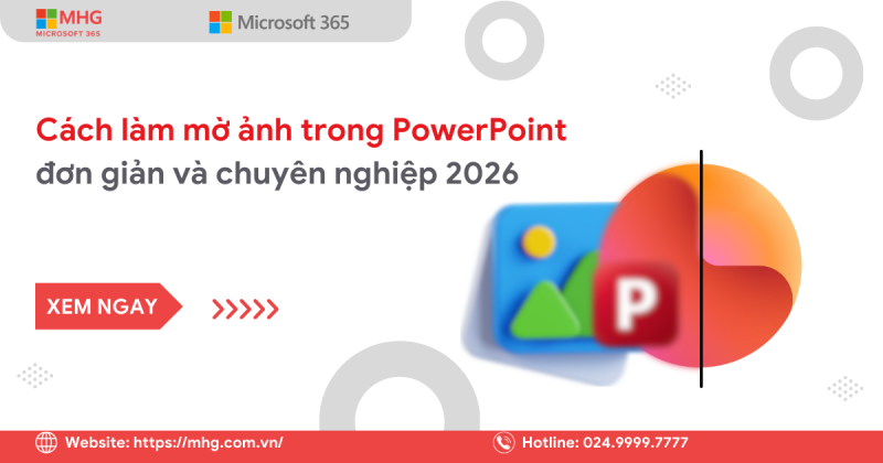 Cách làm mờ ảnh trong PowerPoint