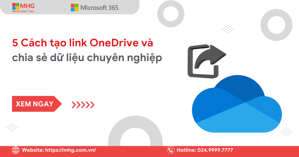 Cách tạo link OneDrive
