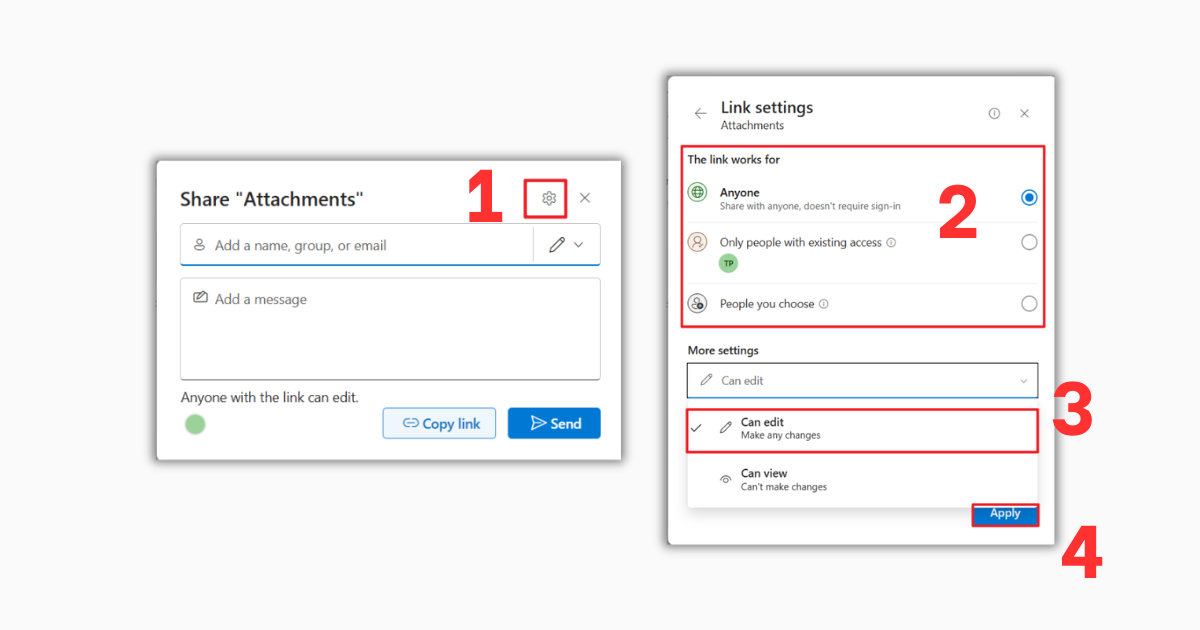 Cách tạo link OneDrive Cách tạo link OneDrive