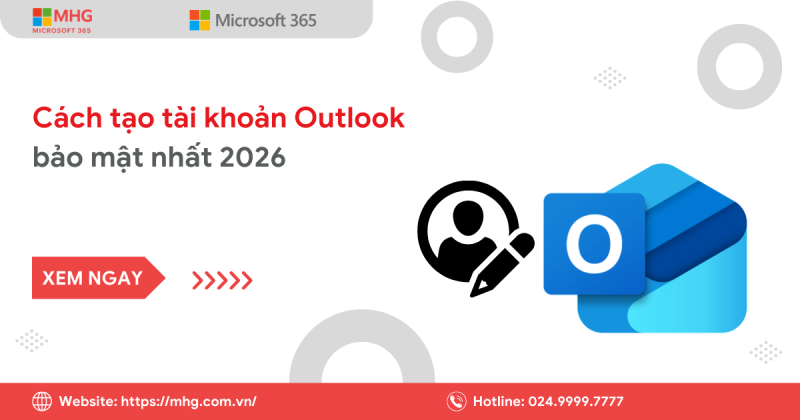 Cách tạo tài khoản Outlook