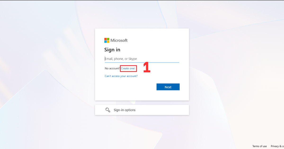 Cách tạo tài khoản Outlook