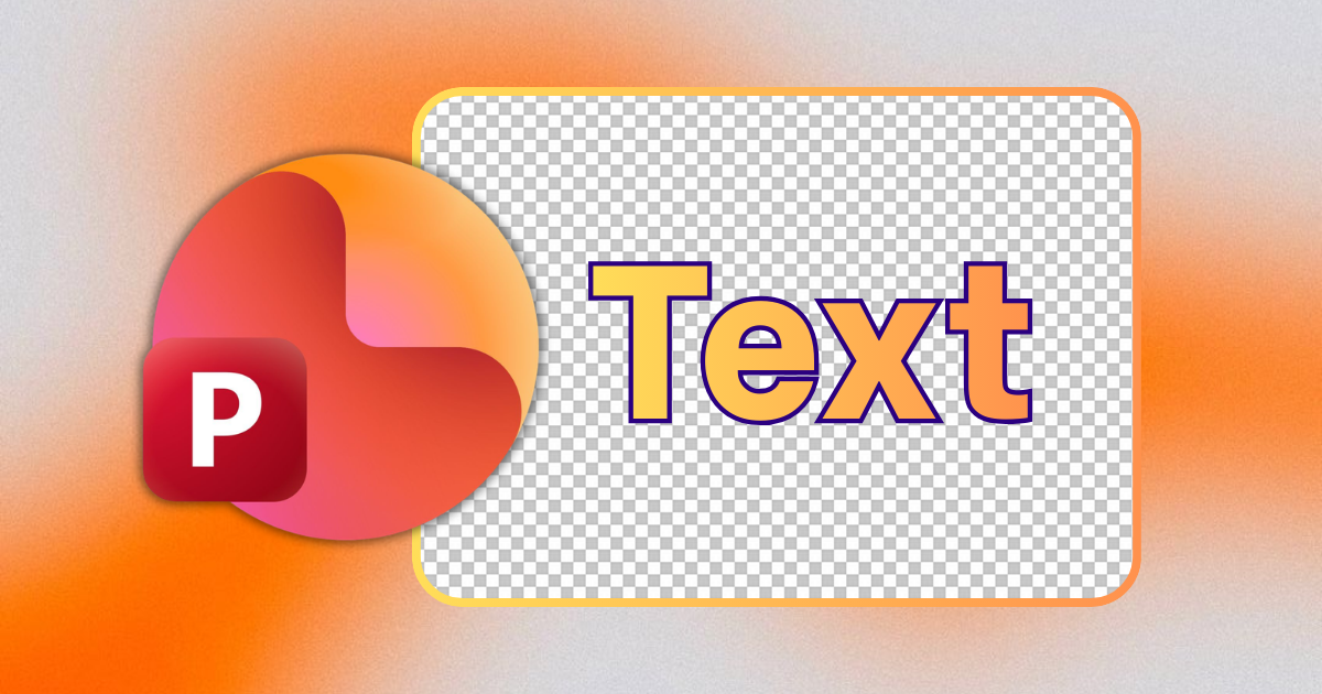 Cách xóa nền chữ trong PowerPoint