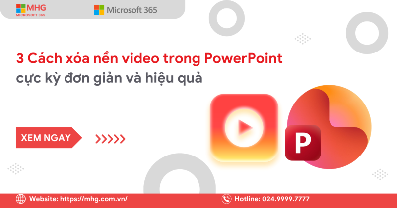 Cách xóa nền video trong PowerPoint