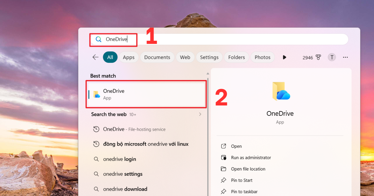 Đăng nhập 2 tài khoản OneDrive trên máy tính