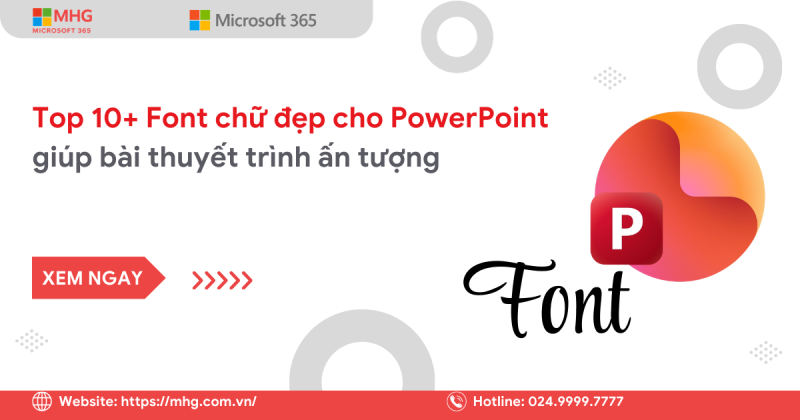Font chữ đẹp cho PowerPoint