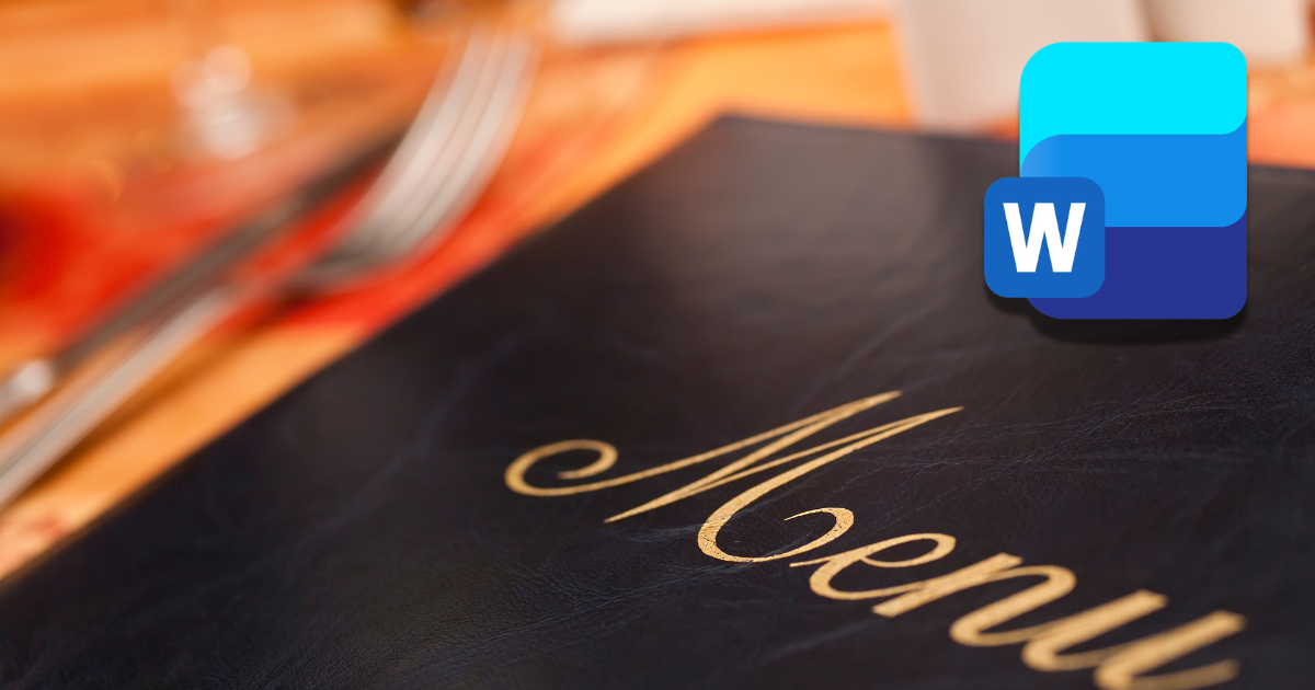 Thiết kế menu trong word