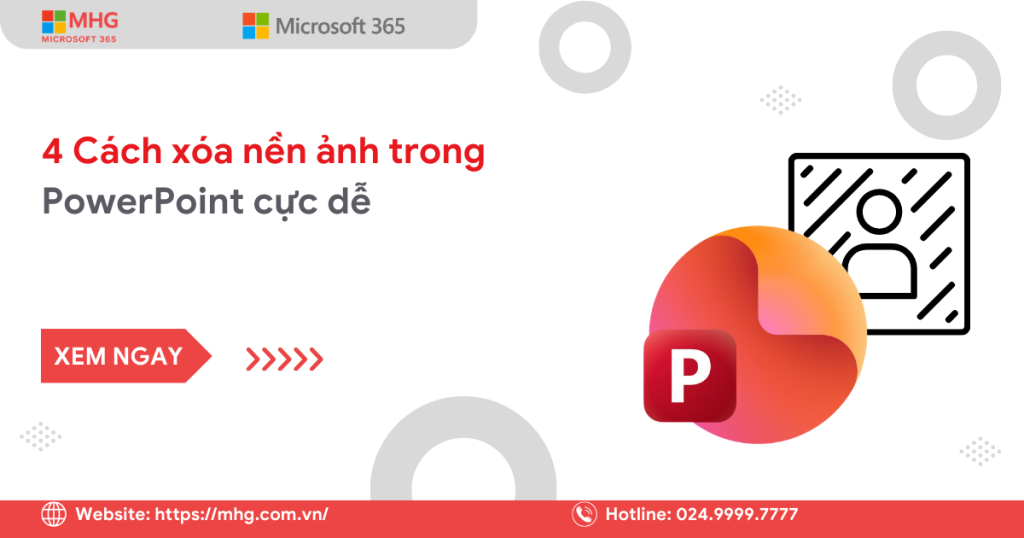 Xóa nền ảnh trong PowerPoint