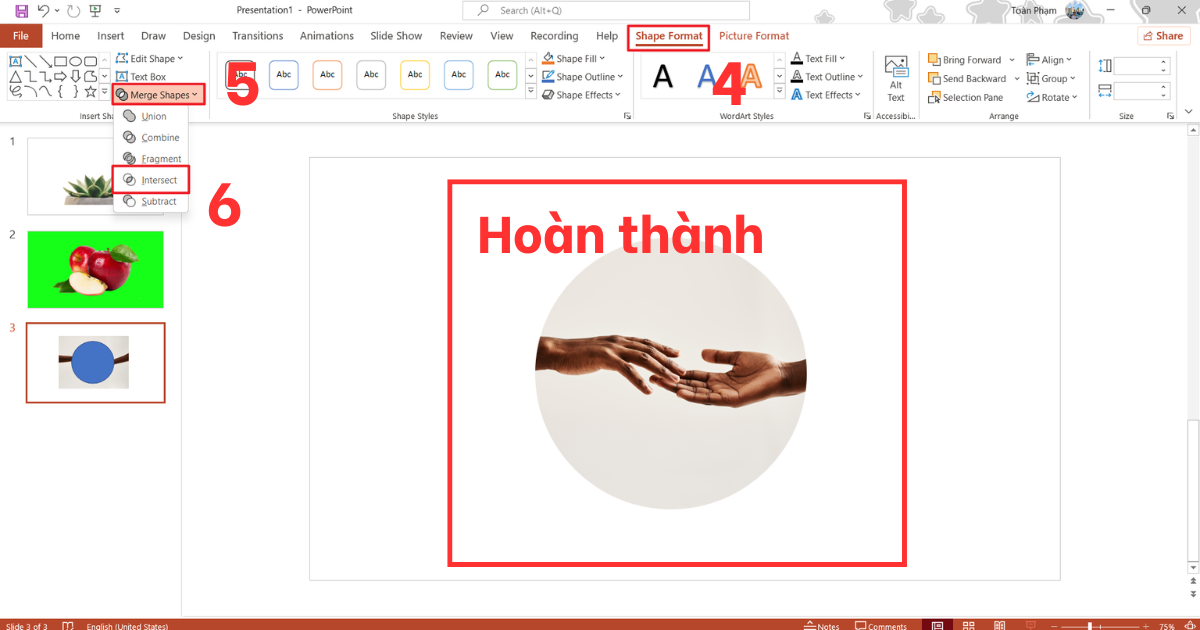 Xóa nền ảnh trong PowerPoint